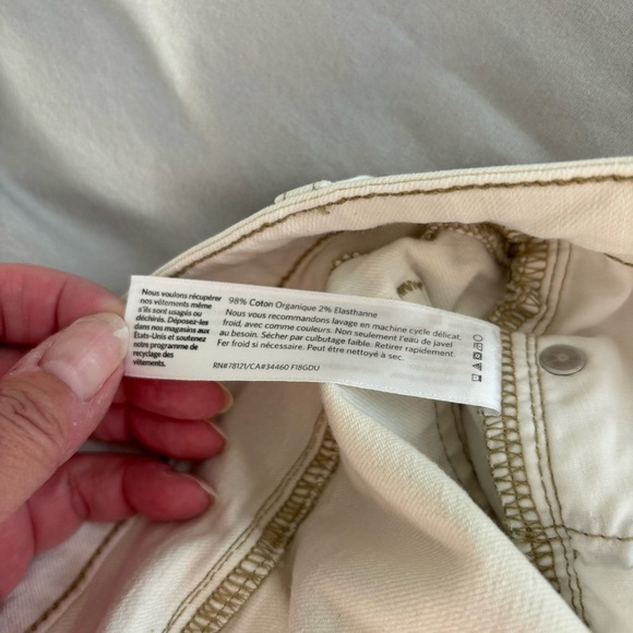 Eileen Fisher Jeans size 12, Skinny Ankle Raw Hem - Picture 8 of 14